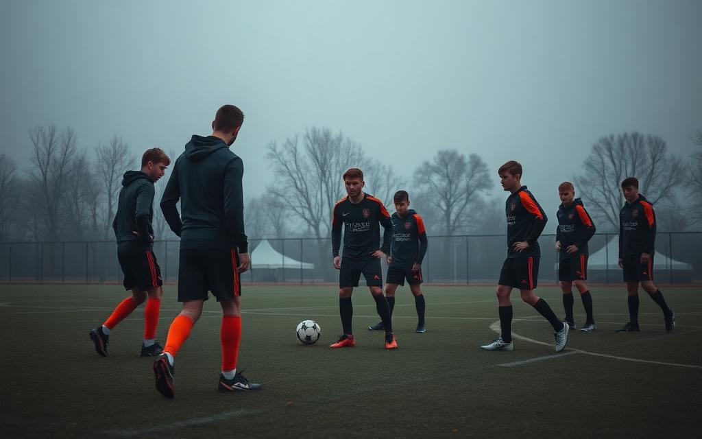 Entrenamiento de la escuela del club